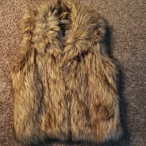 Woman Furry Vest